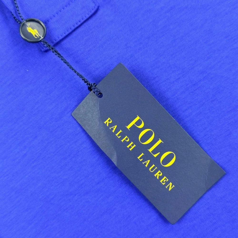 Polo Ralph Lauren Pima Soft Touch Shirt Men XL Rugby Royal Blue Flesh Pony NWT